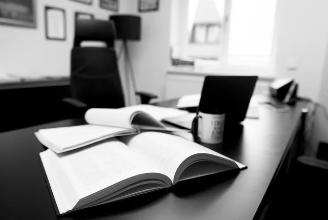 chancellery, office, table, work, law firm, workplace, laptop, desk, computer, a book, law firm, law firm, law firm, law firm, law firm. Reputation agencies for law firms, compared: verified work versus a good pitch