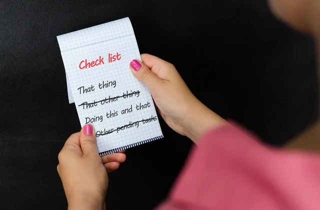 checklist, tasks, notepad, note, items, paper, priorities, organization, list, closeup, checklist, checklist, checklist, priorities, priorities, priorities, priorities, priorities. Law firm website checklist after launch: monthly to annual monitoring